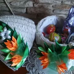 Ozdoby wielkanocne na patyczku: Jak zrobić koszyczek?
