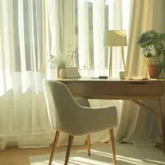 Biurko w salonie: 12 inspirujących pomysłów do pracy w domu