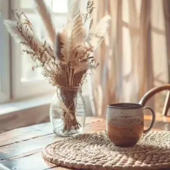 Codzienna dekoracja stołu w salonie: Inspiracje w stylu boho