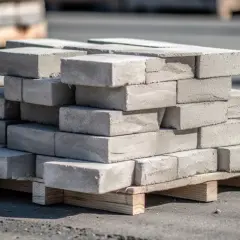 Ile metrów jest na palecie kostki brukowej?
