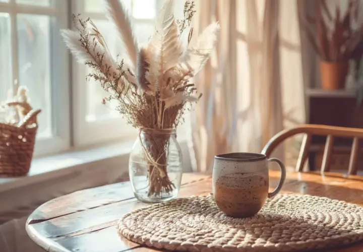 Codzienna dekoracja stołu w salonie: Inspiracje w stylu boho