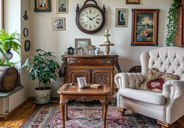 Salon w stylu vintage: Jak urządzić wnętrze?