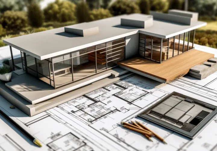 Projekt domu parter - Nowoczesne projekty i rysunki