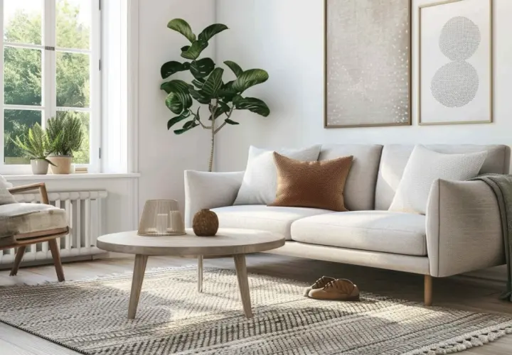 Aranżacja salonu 30m2: 8 inspiracji na jasne wnętrze