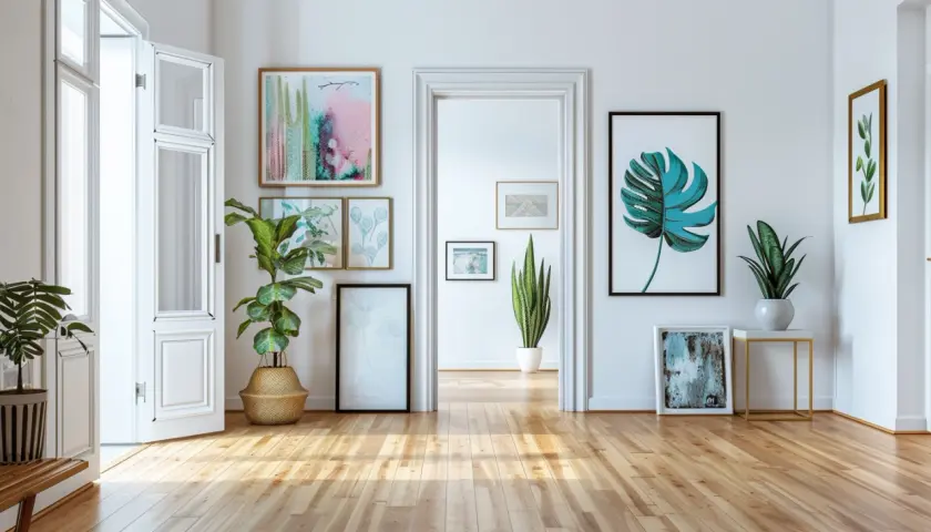 Aranżacja przedpokoju z obrazami: 5 inspirujących pomysłów