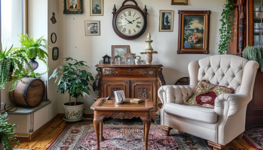 Salon w stylu vintage: Jak urządzić wnętrze?