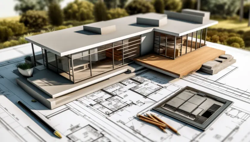 Projekt domu parter - Nowoczesne projekty i rysunki