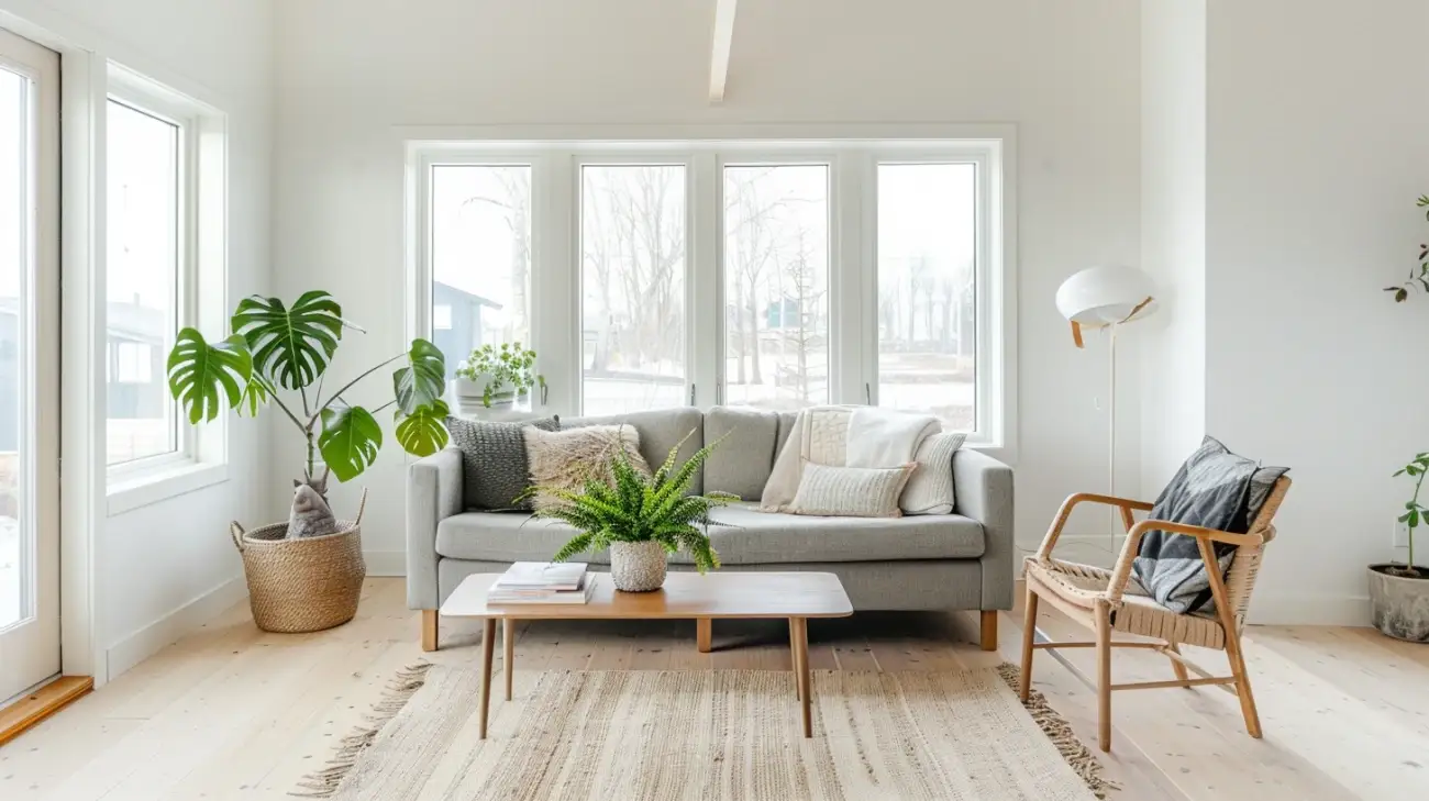 Zdjęcie Aranżacja salonu 30m2: 8 inspiracji na jasne wnętrze